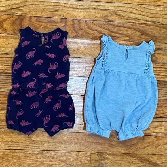Girls Newborn NB Onesies and Rompers 6-Piece Lot - Picture 5 of 7